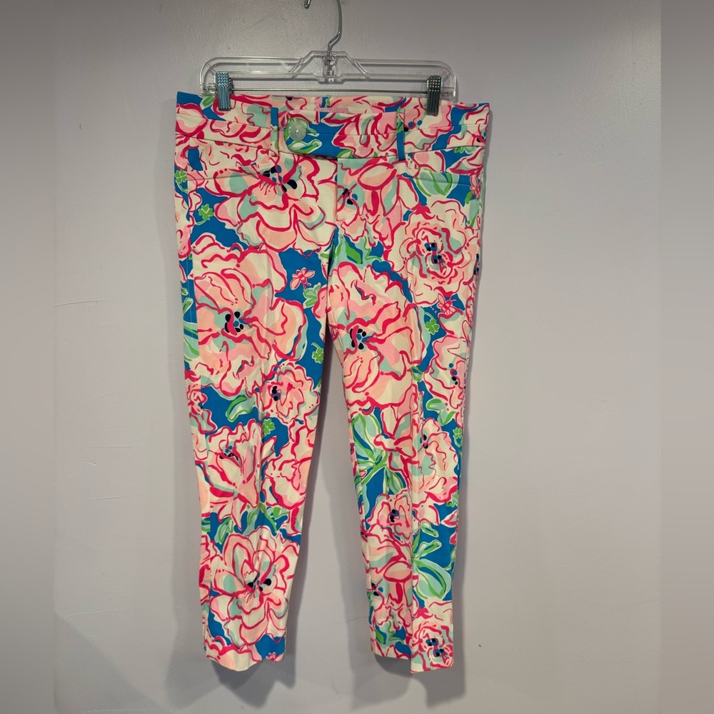 Lilly Pulitzer luxury capri‎ in lucky floral